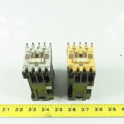 Alllen Bradley 700DC-F220* Ser B Contactor Relay 600V 24VDC Coil Lot Of 2