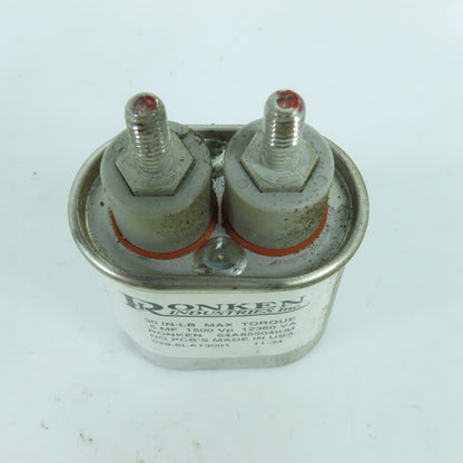 Ronken 64A85504K81 Oval Capacitor 0.5 MF 1500 VP 12360 VA