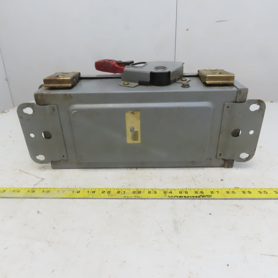 Square D CHU361AWK 30A 600V AC/DC 3 Pole Non-Fusible Safety Disconnect Switch