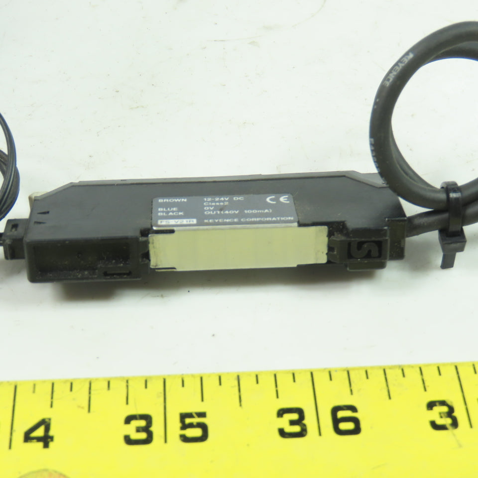 Keyence FS-V21R Photoelectric Fiber Optic Amplifier 12-24VDC 100mA