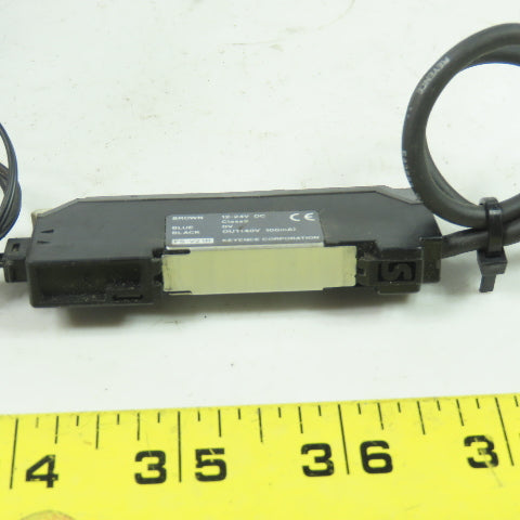 Keyence FS-V21R Photoelectric Fiber Optic Amplifier 12-24VDC 100mA
