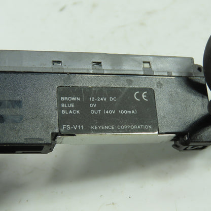 Keyence FS-V11 Fiber Optic Amplifier Sensor 12-24VDC 100mA