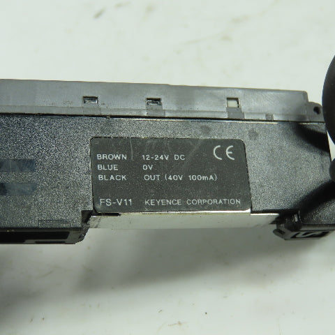 Keyence FS-V11 Fiber Optic Amplifier Sensor 12-24VDC 100mA