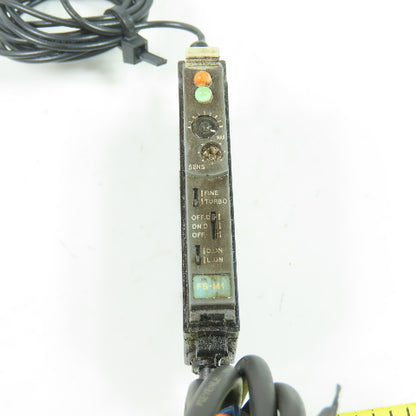 Keyence FS-M1 Photoelectric Fiber Optic Amplifier 12-24VDC 100mA Lot Of 2