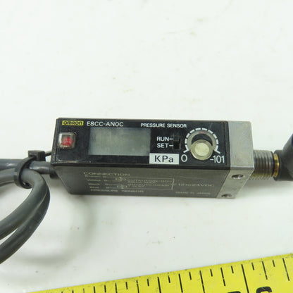 Omron E8CC-AN0C Digital Display Pressure Sensor 12-24VDC 80mA