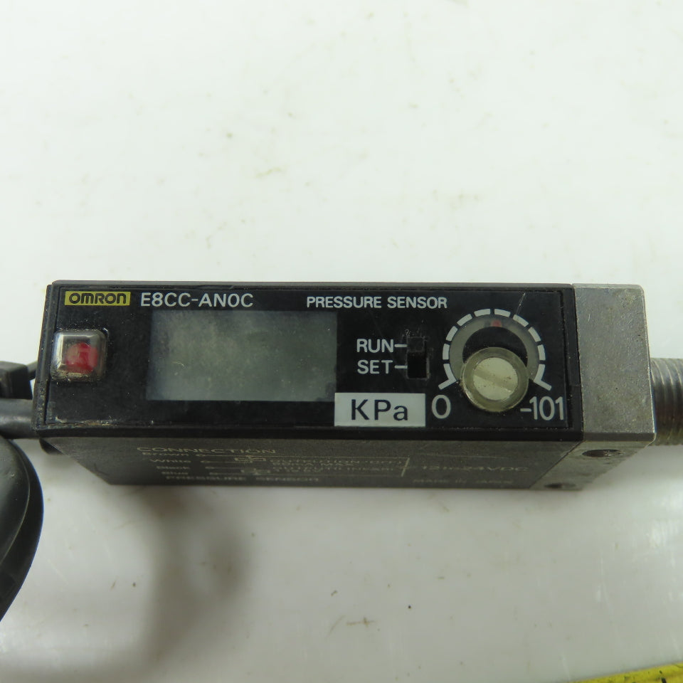 Omron E8CC-AN0C Digital Display Pressure Sensor 12-24VDC 80mA