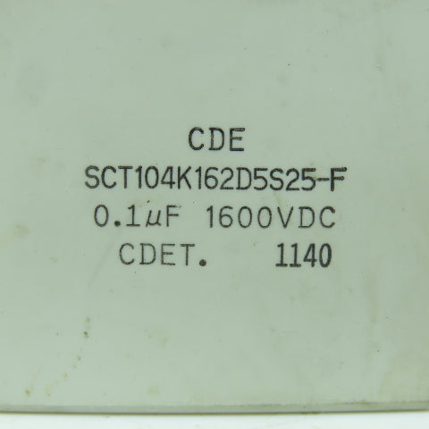 CDE SCT104K162D5S25-F 1600VDC Capacitor 0.1uF