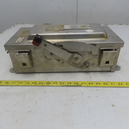 Square D H3122NDS 60A 600V 3P Fusible Stainless Steel Safety Disconnect Switch
