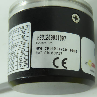 Dynapar H231200011007 Incremental Rotary Optical Encoder 1/4" / 6.35mm Shaft