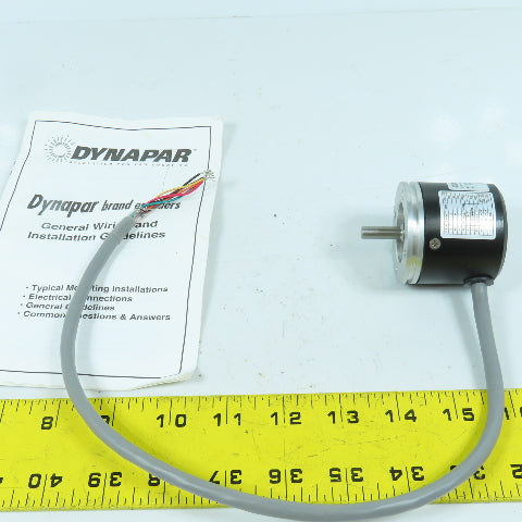 Dynapar H231200011007 Incremental Rotary Optical Encoder 1/4" / 6.35mm Shaft