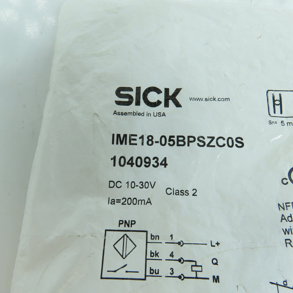 Sick IME18-05BPSZC0S Proximity Sensor