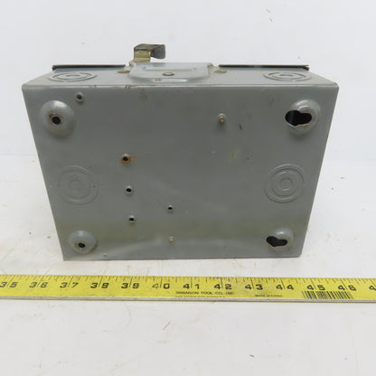 Square D D321N Ser E2 30A 240V 3 Pole Fusible Safety Disconnect Switch