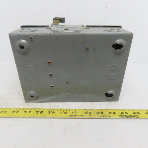 Square D D321N Ser E2 30A 240V 3 Pole Fusible Safety Disconnect Switch