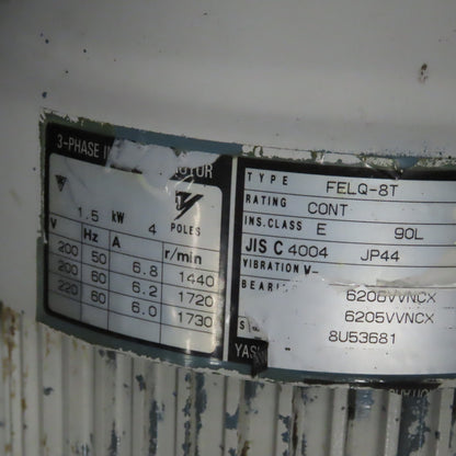 Osaka Daikin VD4-15A1R-95 1.5kW 208V 3Ph Hydraulic Power Unit 20 Gal W/ Chiller