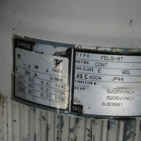 Osaka Daikin VD4-15A1R-95 1.5kW 208V 3Ph Hydraulic Power Unit 20 Gal W/ Chiller