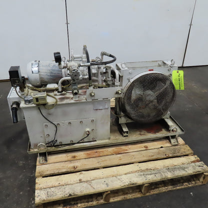 Osaka Daikin VD4-15A1R-95 1.5kW 208V 3Ph Hydraulic Power Unit 20 Gal W/ Chiller