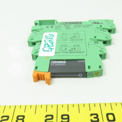 Phoenix Contact PLC-BSP-24DC/1/SEN 250VAC Relay Terminal Block 24VDC 6A Lot Of 5