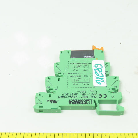 Phoenix Contact PLC-BSP-24DC/1/SEN 250VAC Relay Terminal Block 24VDC 6A Lot Of 5