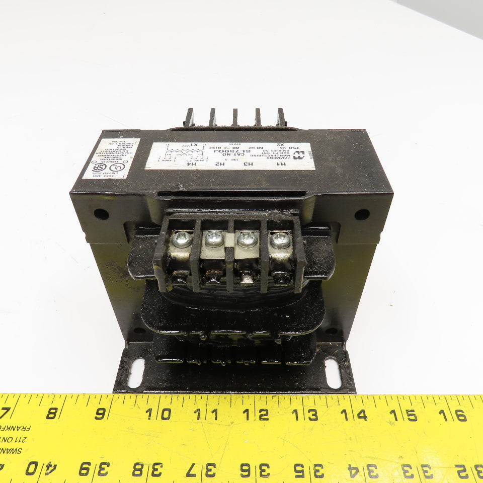 Hammond SL750QJ 240/480V Pri 750VA 120V Sec 1Ph Transformer