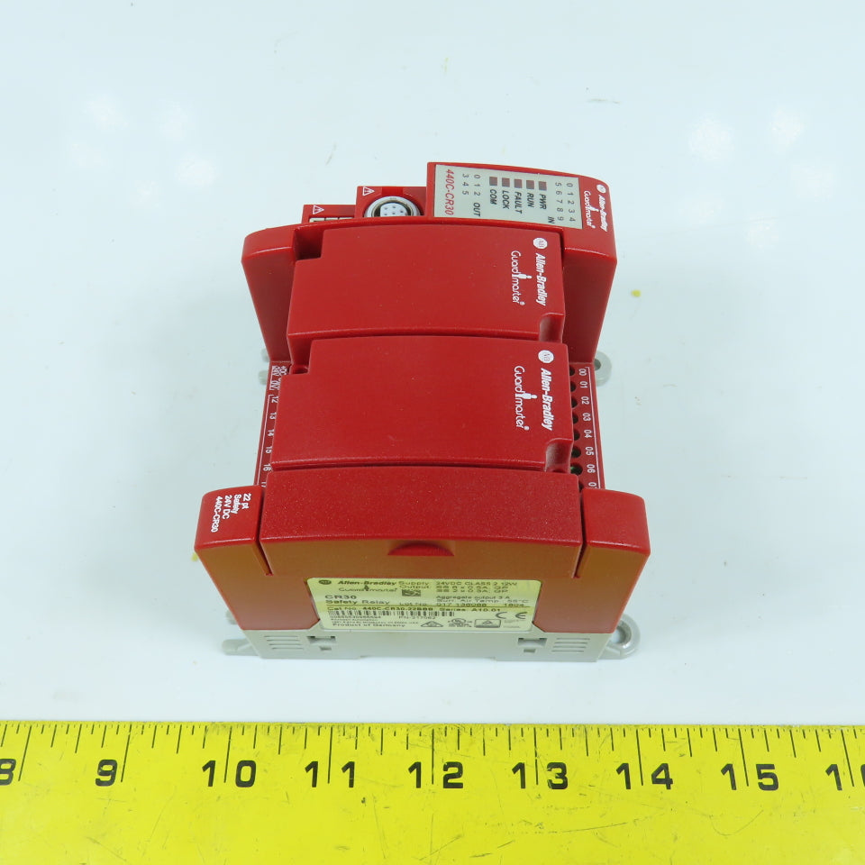 Allen Bradley 440C-CR30-22BBB Ser A10.01 Guard Master Safety Relay 24V DC