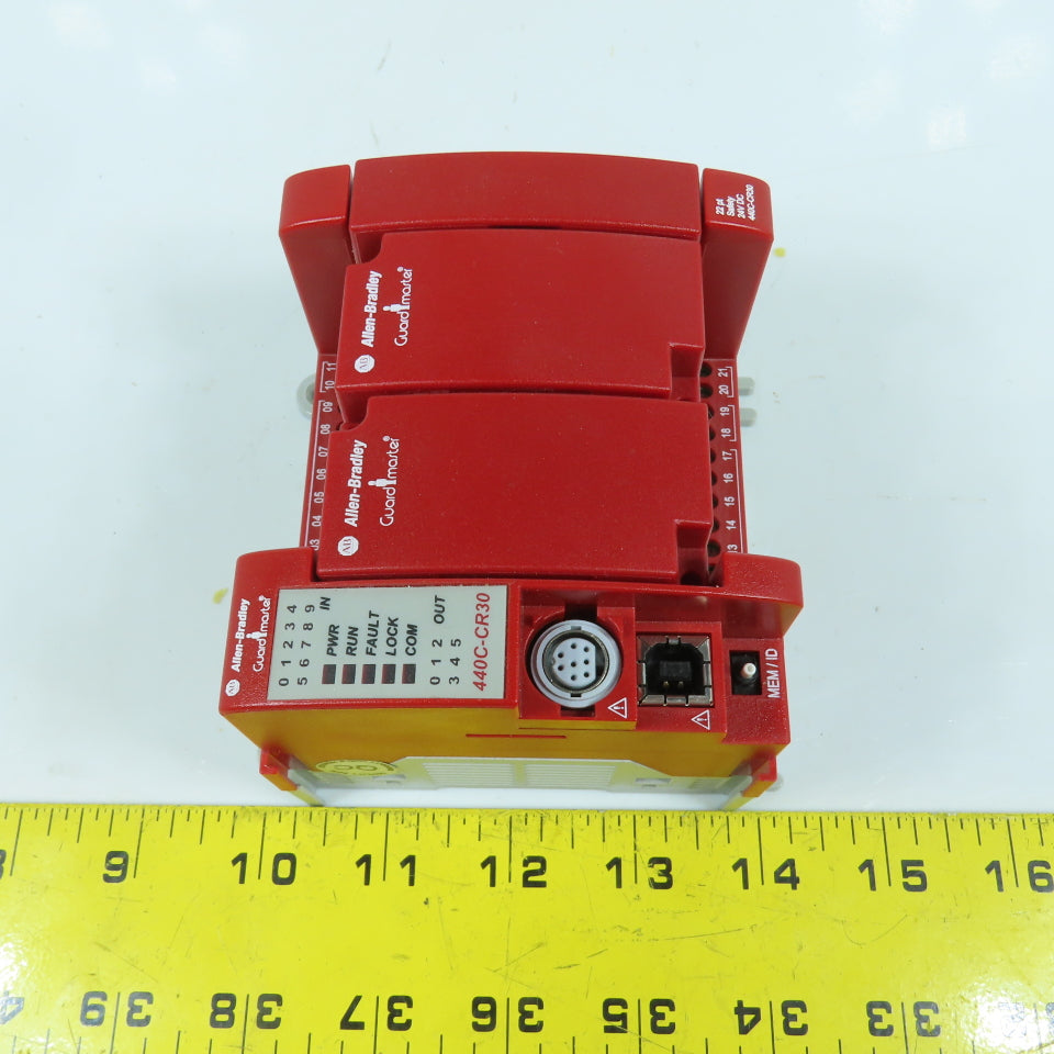 Allen Bradley 440C-CR30-22BBB Ser A10.01 Guard Master Safety Relay 24V DC