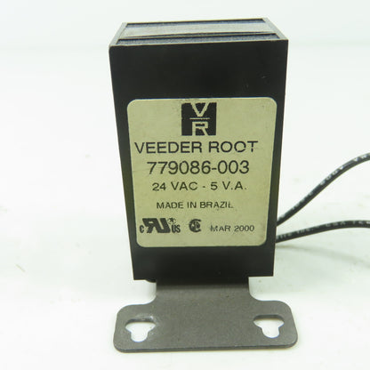 Veeder Root 779086-003 24VAC Digital Counter Base Mount 5 V.A.