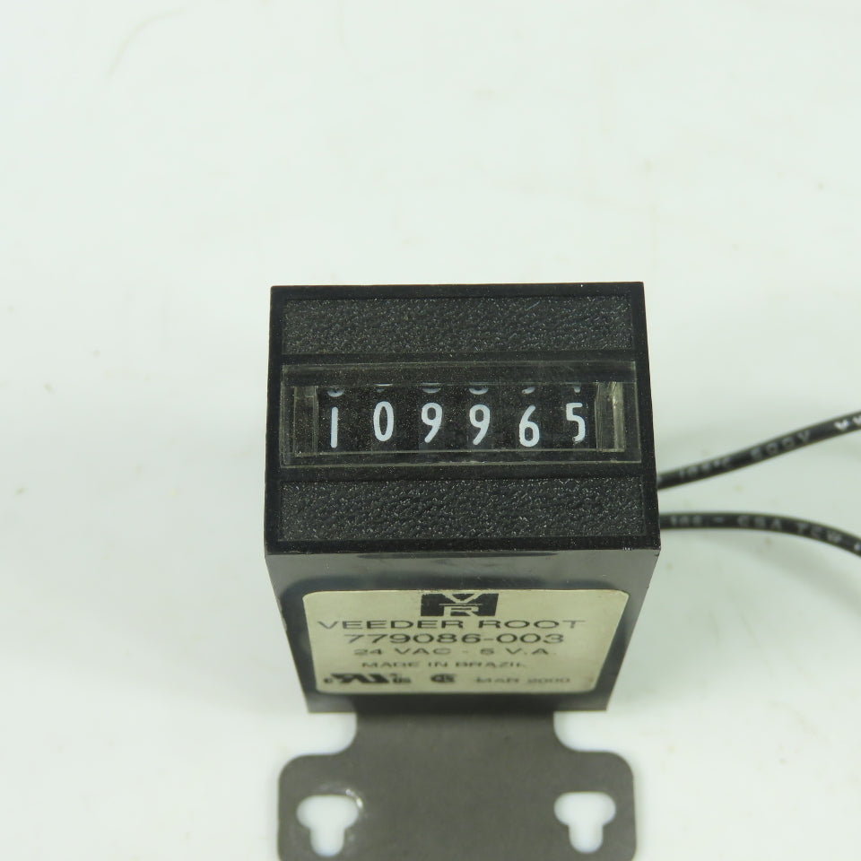 Veeder Root 779086-003 24VAC Digital Counter Base Mount 5 V.A.