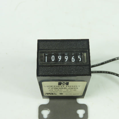 Veeder Root 779086-003 24VAC Digital Counter Base Mount 5 V.A.