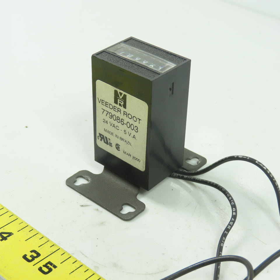 Veeder Root 779086-003 24VAC Digital Counter Base Mount 5 V.A.