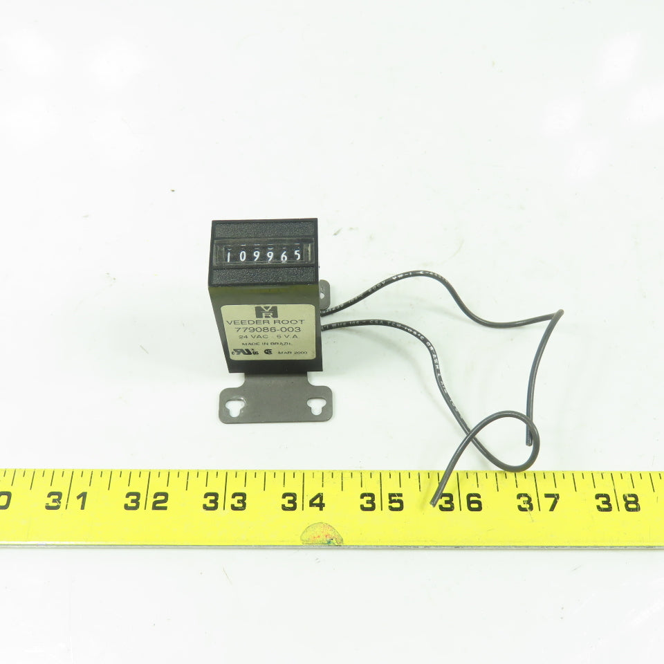 Veeder Root 779086-003 24VAC Digital Counter Base Mount 5 V.A.