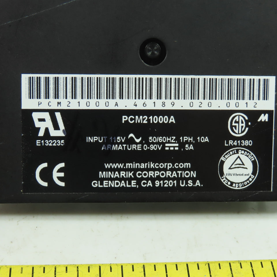 Minarik PCM21000A 115VAC Input DC Motor Drive 1Ph 10A 50/60Hz Output 0-90VDC
