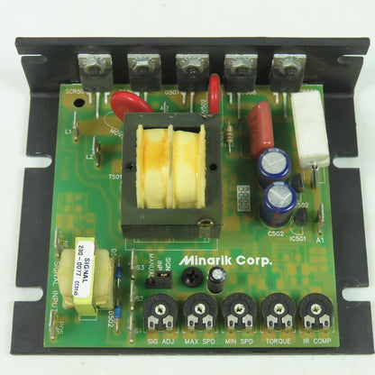 Minarik PCM21000A 115VAC Input DC Motor Drive 1Ph 10A 50/60Hz Output 0-90VDC