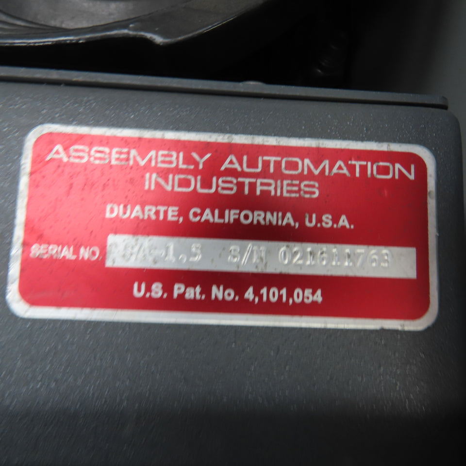 Assembly Automation SA-1.5 Vibratory Screw Feeder ETPDL21-04-I06-PS-H Nut Runner