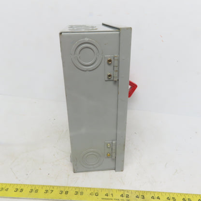 General Electric THN3361 30A 600V 3 Pole Non-Fusible Safety Disconnect Switch
