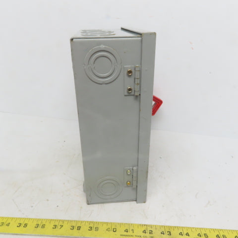 General Electric THN3361 30A 600V 3 Pole Non-Fusible Safety Disconnect Switch