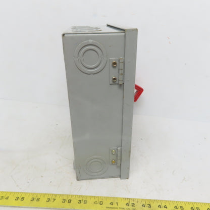 General Electric THN3361 30A 600V 3 Pole Non-Fusible Safety Disconnect Switch