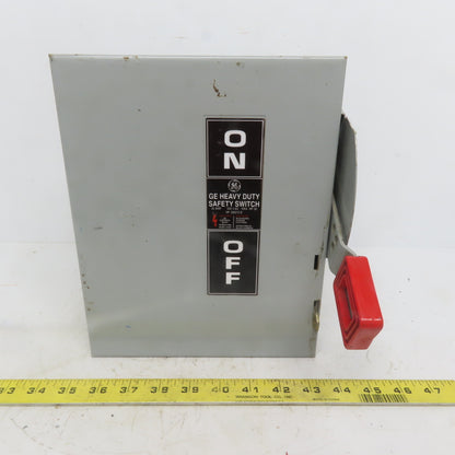 General Electric THN3361 30A 600V 3 Pole Non-Fusible Safety Disconnect Switch