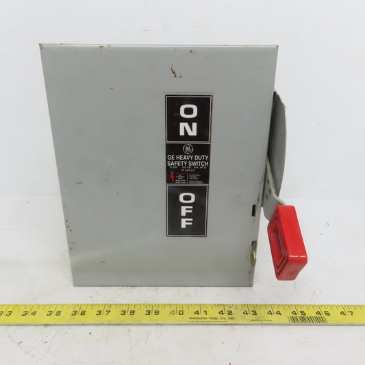 General Electric THN3361 30A 600V 3 Pole Non-Fusible Safety Disconnect Switch