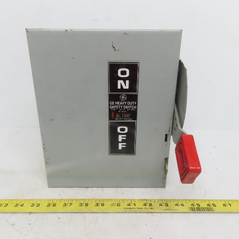 General Electric THN3361 30A 600V 3 Pole Non-Fusible Safety Disconnect Switch