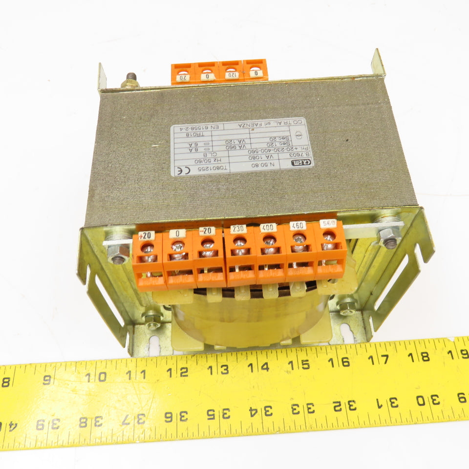 CO.TR.AL N 50.80 +20-230-400/560V Pri 1080VA 120/20V Sec. 50/60Hz Transformer