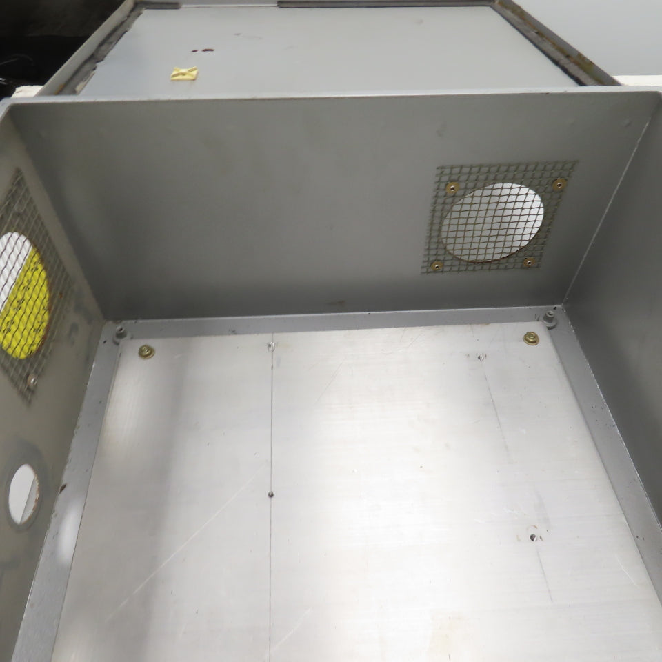 Hoffman 16" x 14" x 8" Steel Electrical Enclosure W/ Backplate & Hinged Door
