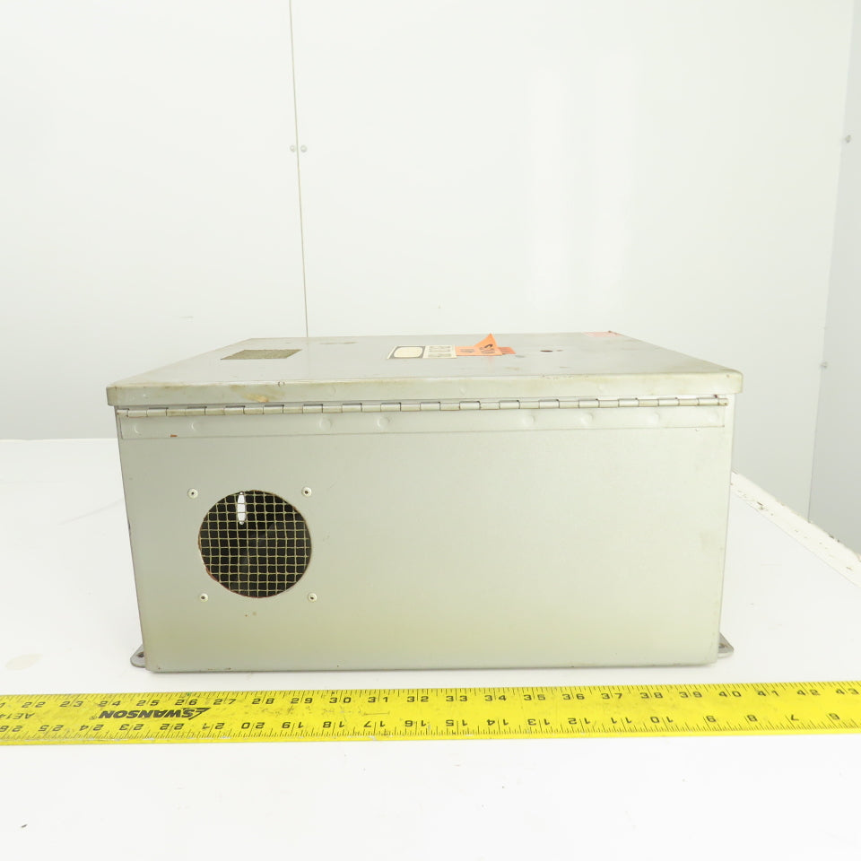 Hoffman 16" x 14" x 8" Steel Electrical Enclosure W/ Backplate & Hinged Door