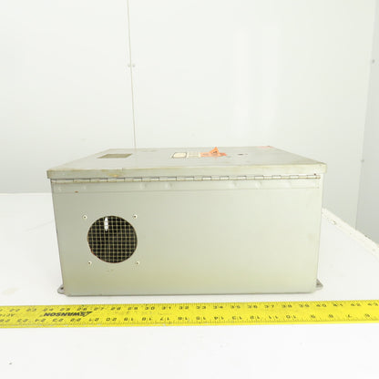 Hoffman 16" x 14" x 8" Steel Electrical Enclosure W/ Backplate & Hinged Door