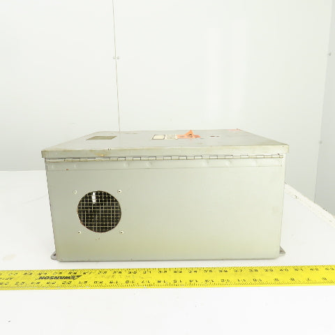 Hoffman 16" x 14" x 8" Steel Electrical Enclosure W/ Backplate & Hinged Door