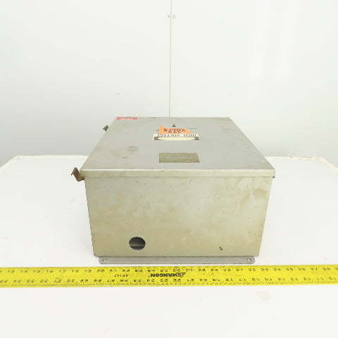 Hoffman 16" x 14" x 8" Steel Electrical Enclosure W/ Backplate & Hinged Door