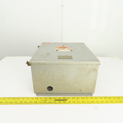 Hoffman 16" x 14" x 8" Steel Electrical Enclosure W/ Backplate & Hinged Door
