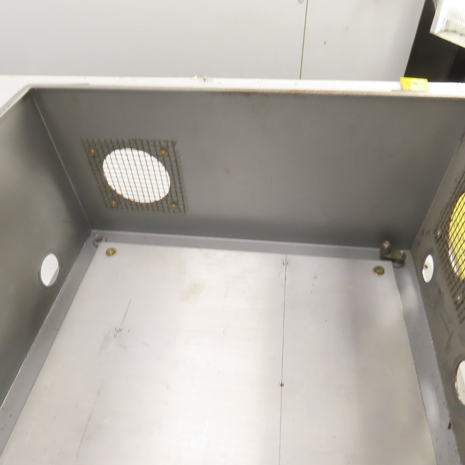 Hoffman 16" x 14" x 8" Steel Electrical Enclosure W/ Backplate & Hinged Door