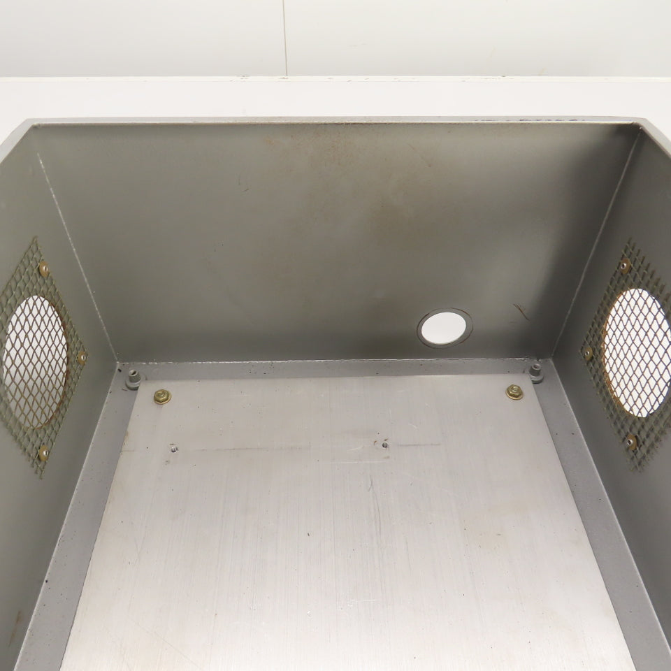 Hoffman 16" x 14" x 8" Steel Electrical Enclosure W/ Backplate & Hinged Door