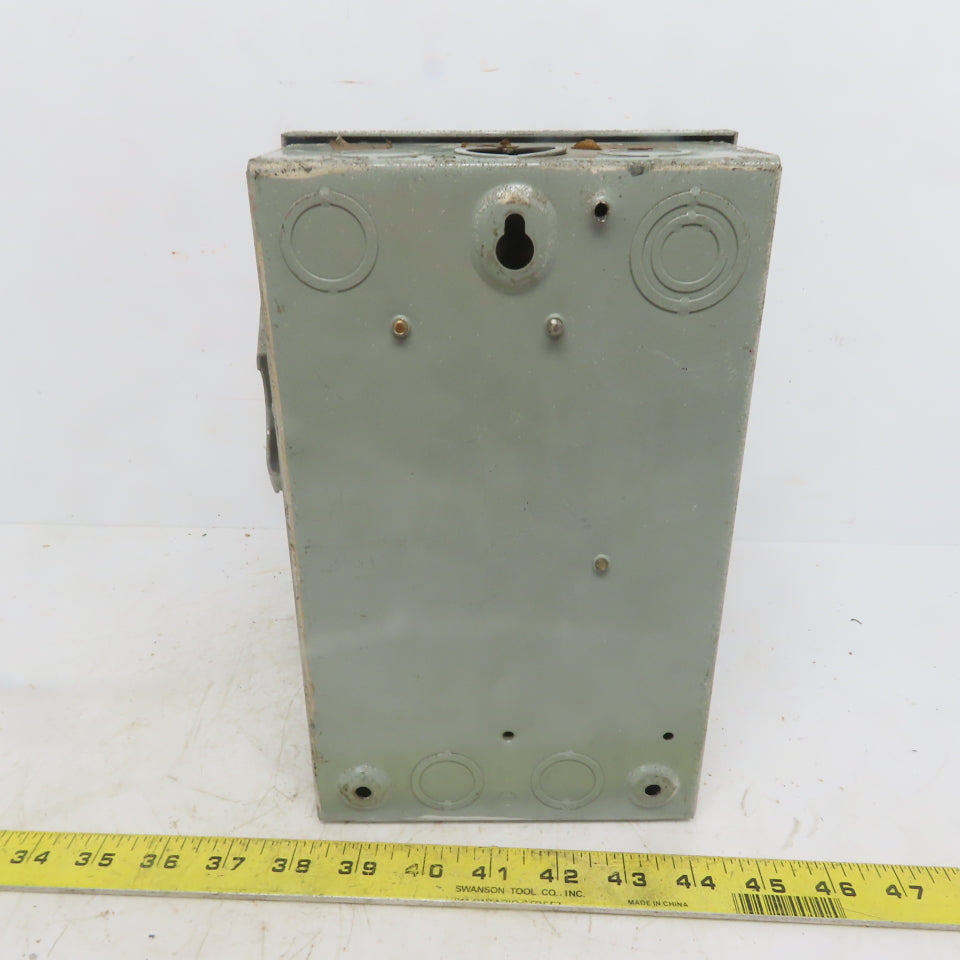 General Electric TG4321 30A 240V 3 Pole Fusible Safety Disconnect Switch