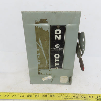 General Electric TG4321 30A 240V 3 Pole Fusible Safety Disconnect Switch